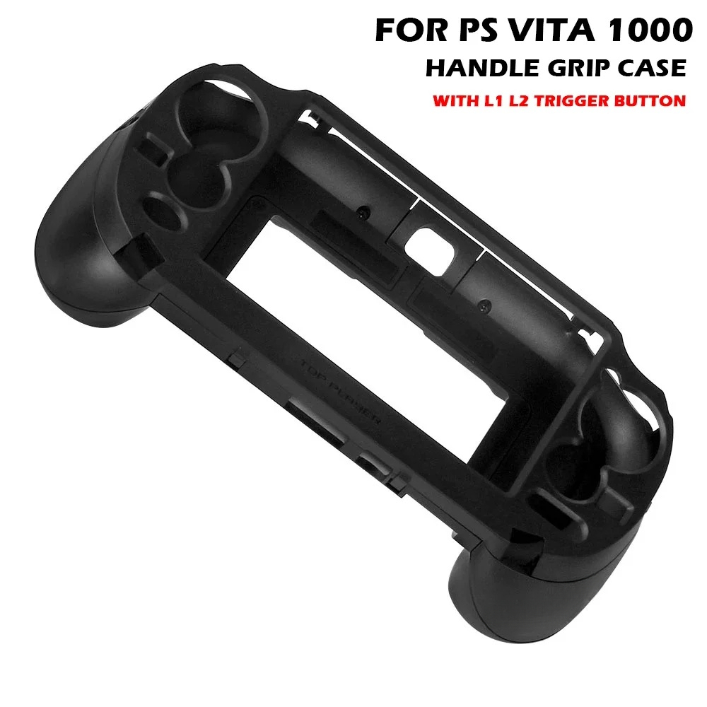Black White Replacement Hand Grip Joypad Stand Case With L2 R2 Trigger Button For Psvita-1000 PS VITA 1000 Psv1000 Game Console