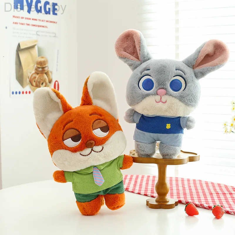 Disney Zootopia Stuffed Animal Plush Toy Fox Judy Hopps Rabbit Nick Wilde Fox Doll Zootropolis Doll Girl Gift Children H251218