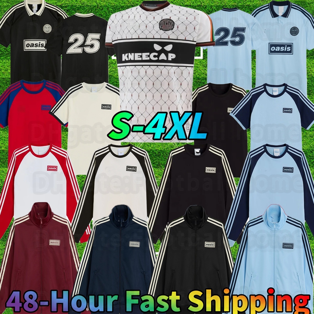 25 26 Oasis Tour Live Football jersey Season 135th Anniversary Football Jersey Shirts Kit 2025 26 Fontaines Dc BLACK GUINNESS TOUR JACQUARD Ireland Jersey S-3XL 4XL