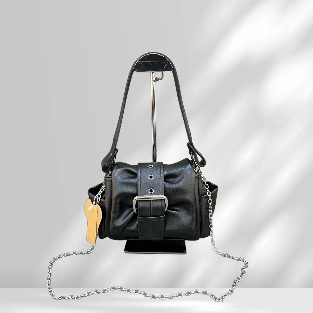 2026 light Black crossbody bag Winter Style For Women messenger bag