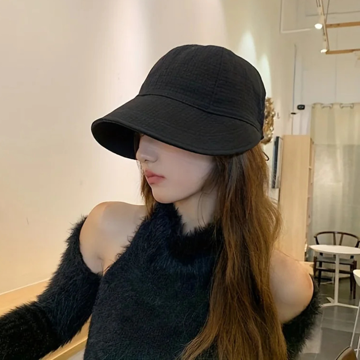 womens solid color bucket hat sunscreen outdoor sports casual bucket hat ideal choice for gifts 251128 asda3212