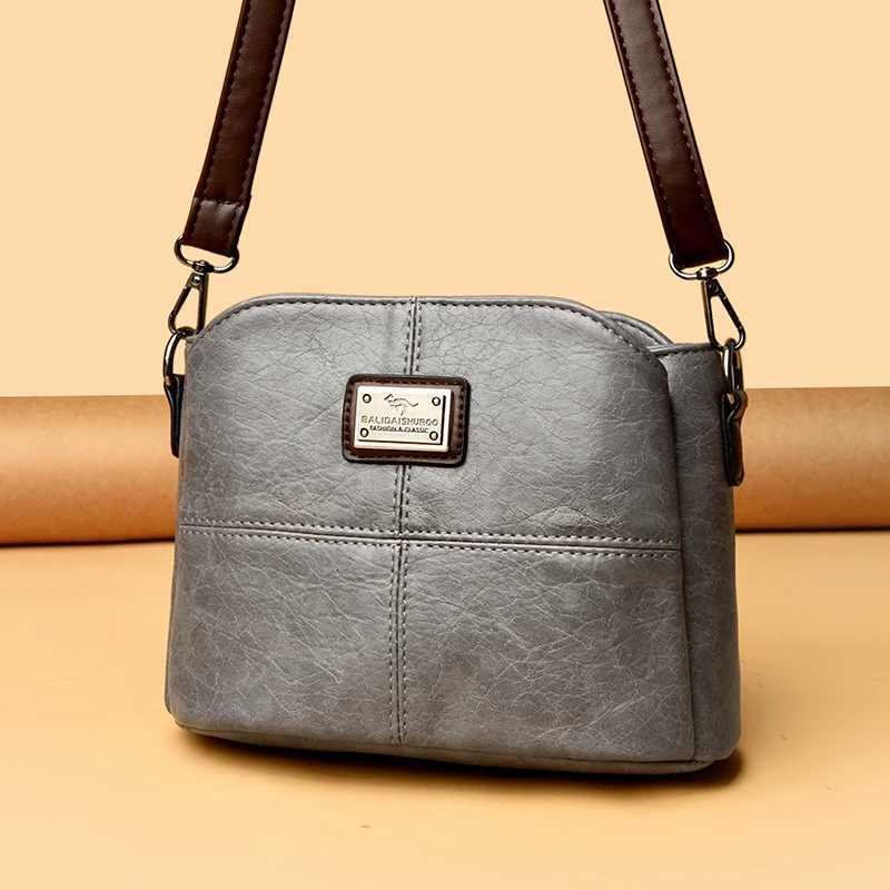 High Quality Leather Shoulder Crossbody Bag for Women Luxury Bucket Handbag Women bags Large Capacity Tote Messenger Bags NewT251218