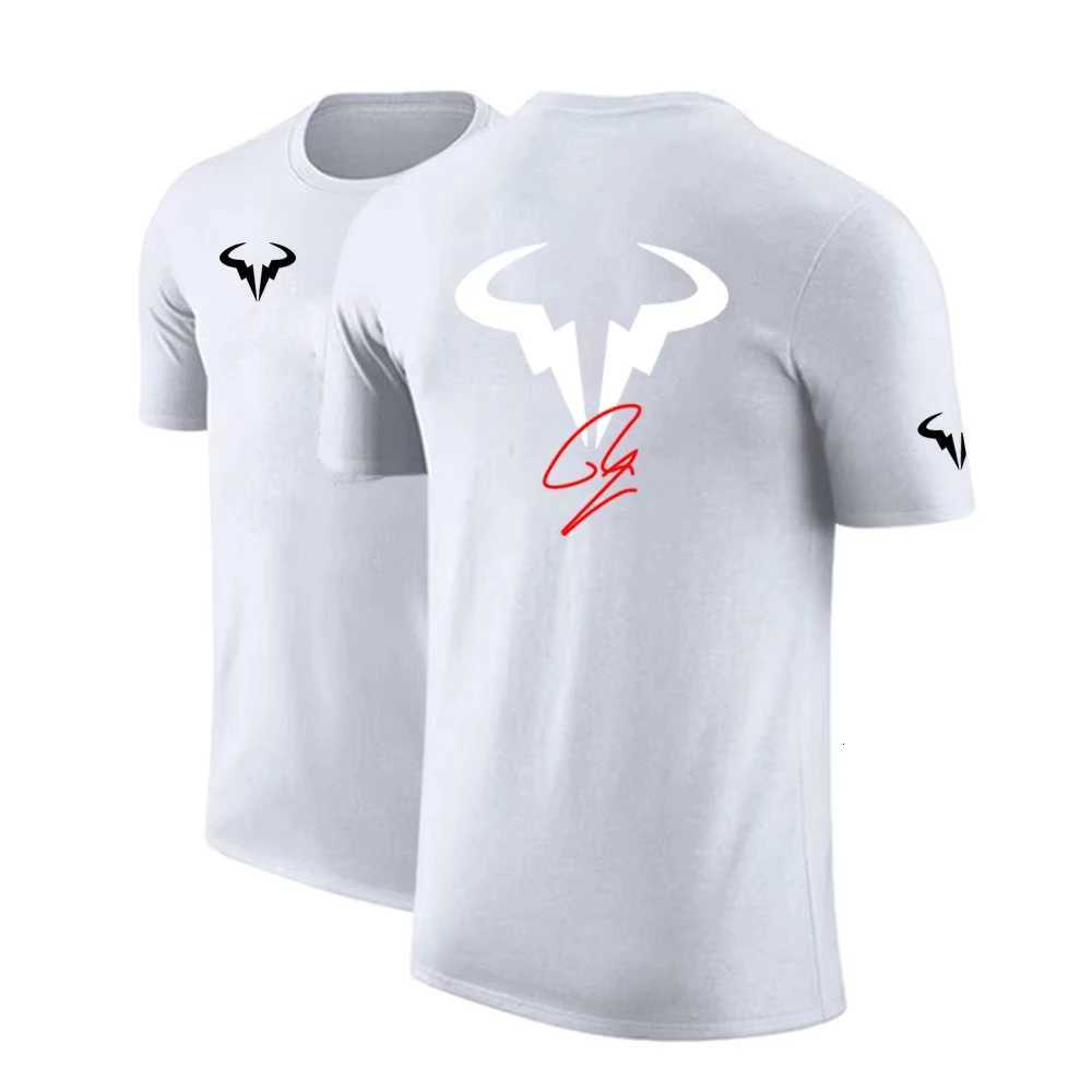 Rafael Nadal tennis player Mens Brand Cotton High Quality Printing Ordinary Short Sleeve T-Shirt Solid Color Casual Tops X251218