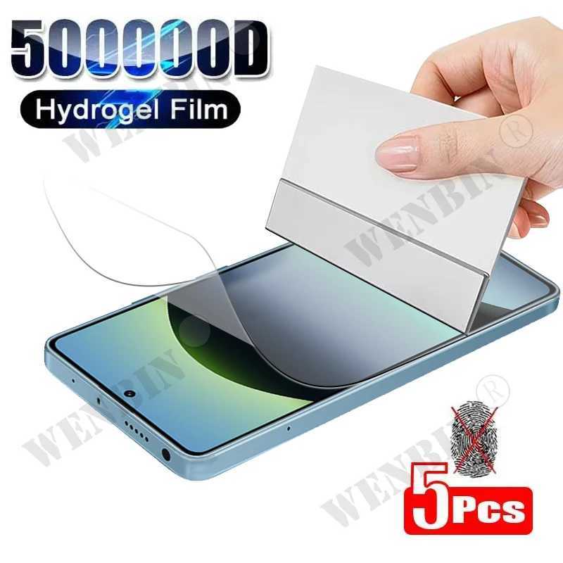 5Pcs Hydrogel Film For Redmi Note 14 Pro 14 Pro Plus Full Cover Screen Protector For Redmi Note 14S 13 Pro Plus G251218