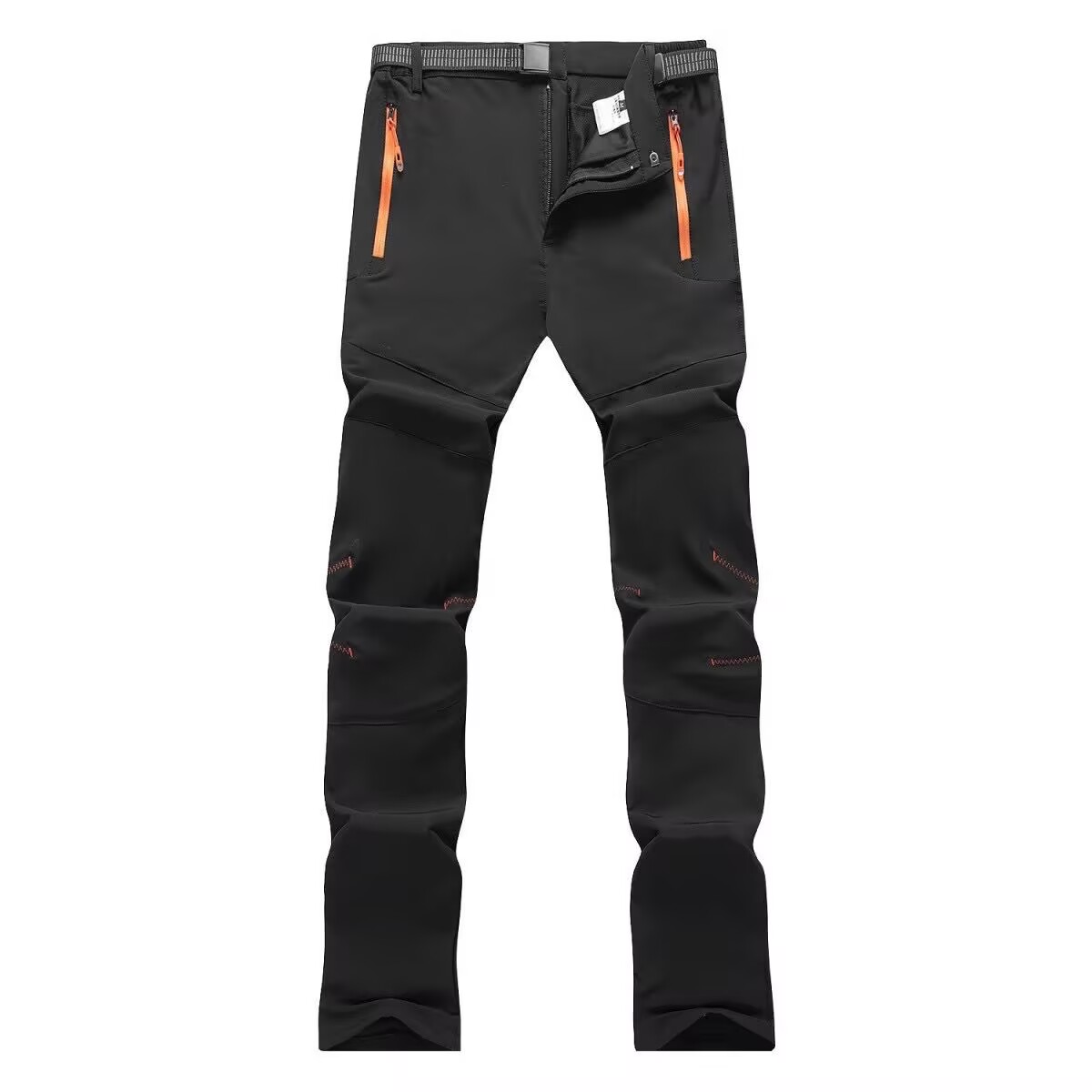 WOZK Men's Winter Pants Fleece Lined Ski Snow Pants Water Resistant 4 Zip Pockets Outdoor Work Pants Outdoorfun