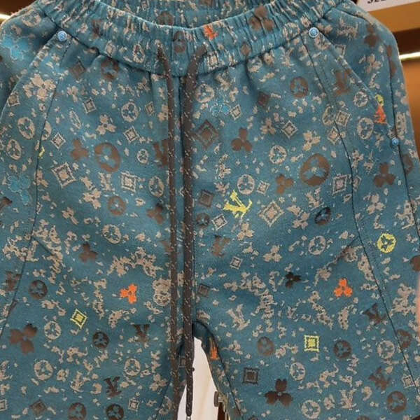 Spring And Summer Trendy Pants Old Flower Washed Fashion Niche 2025 Unisex Casual Versatile Drawstring Shorts