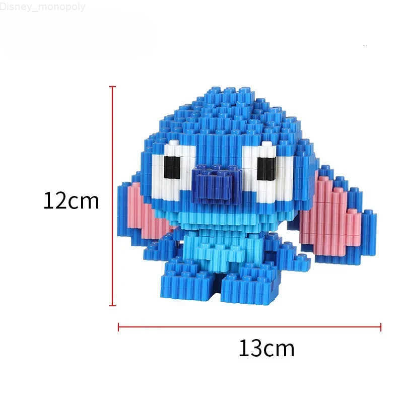 Disney Sanrio Building Block Toys Cartoon Characters Mario Katie Cat Small Particle Assembly Educational toy Spider-Man H251218