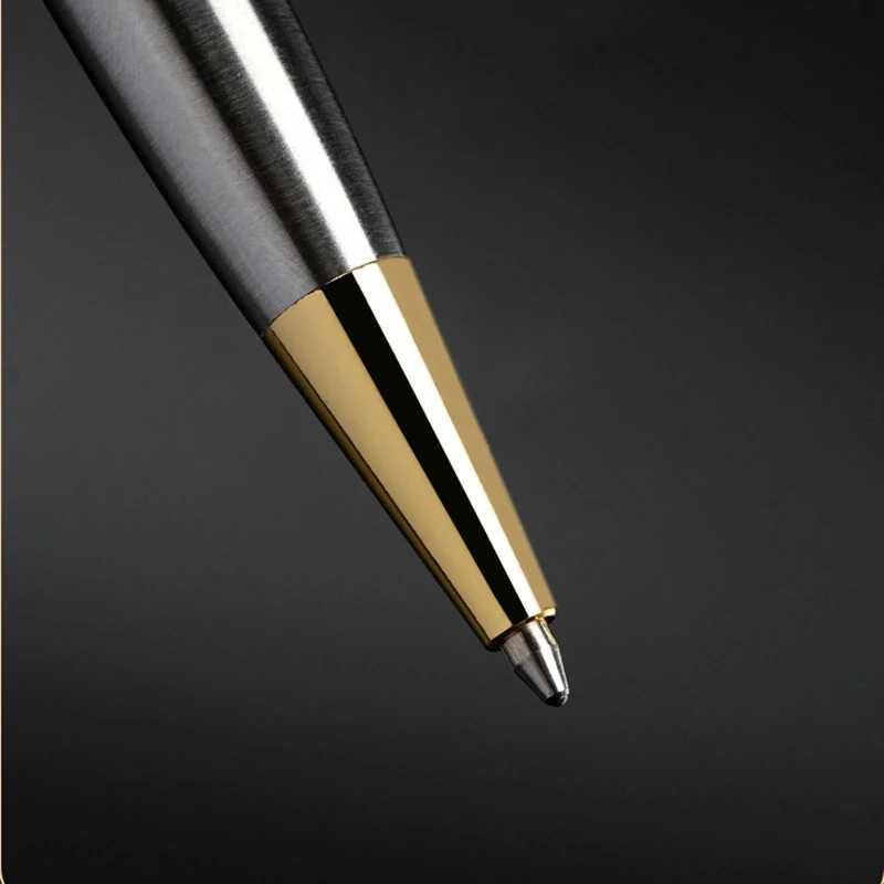 1 High-end Metal Ballpoint Pen Business Signature Writing Gel Pen Ballpoint Pen Student Pract Pen Writing Stationery Y251218