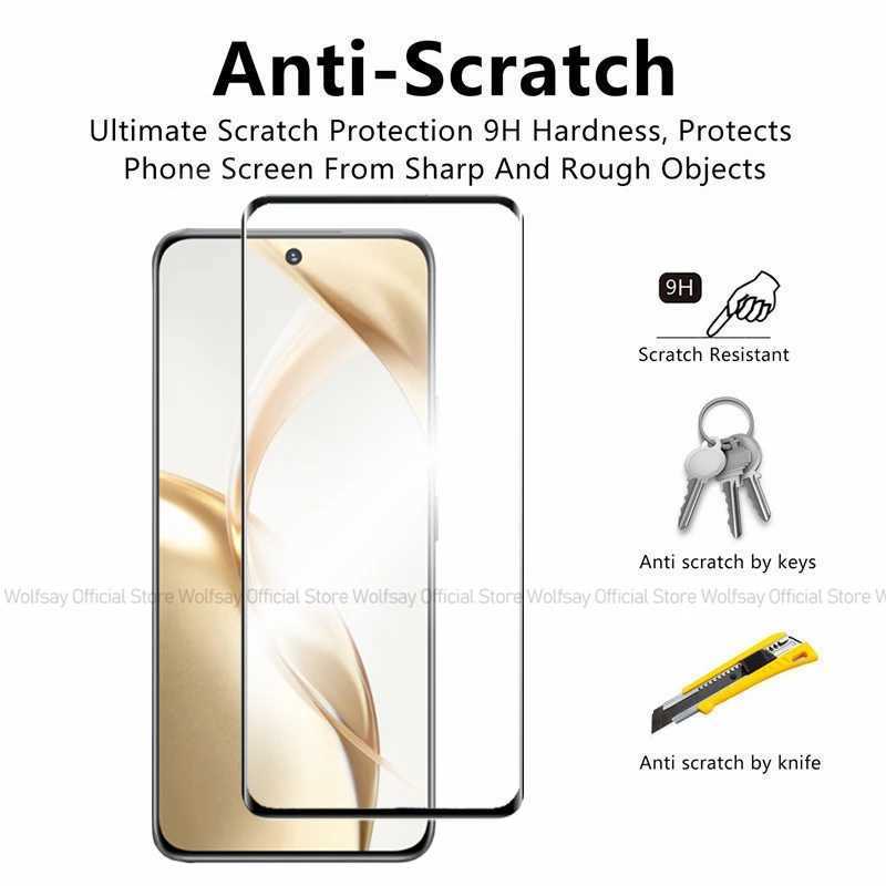 2/4PCS 3D Curved Edge Glass For Honor 200 Glass For Honor 200 Screen Protector Tempered Glass Phone Film Protector For Honor 200 G251218
