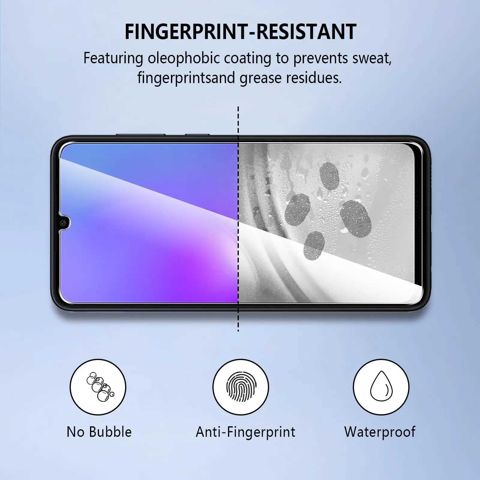 SCREEn Protector For Galaxy A05 A05s Tempered Glass HD Crystal 9H Anti Scratch High Aluminum Case Friendly G251218