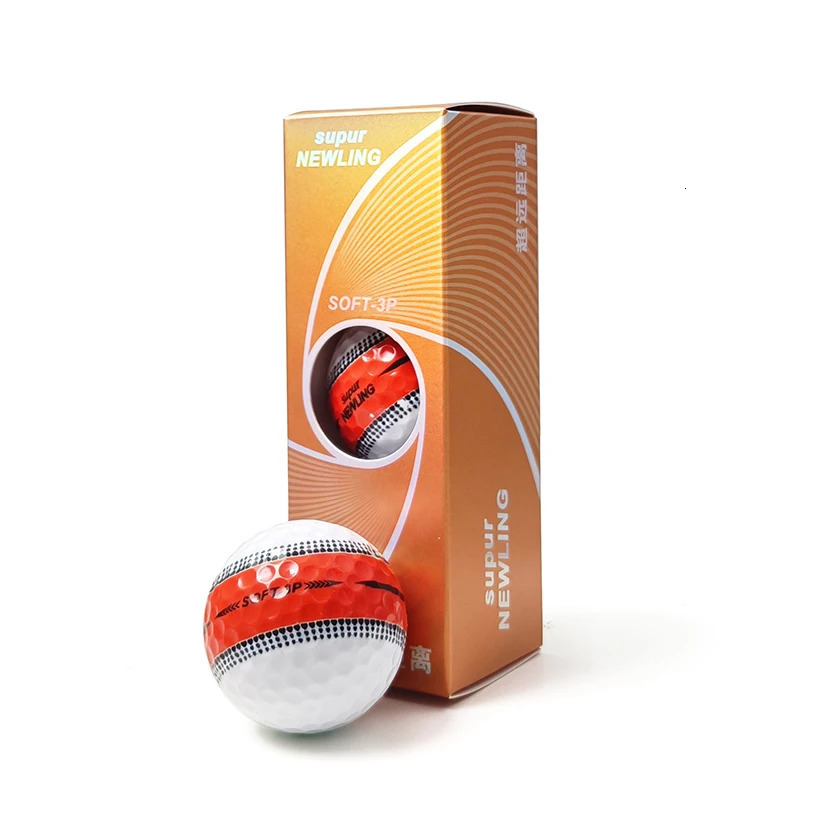 3pcs/box Supur NING Golf Games Ball Super Long Distance Three layer Ball for Professional Competition Game Ball Golfers Gift 251230ww