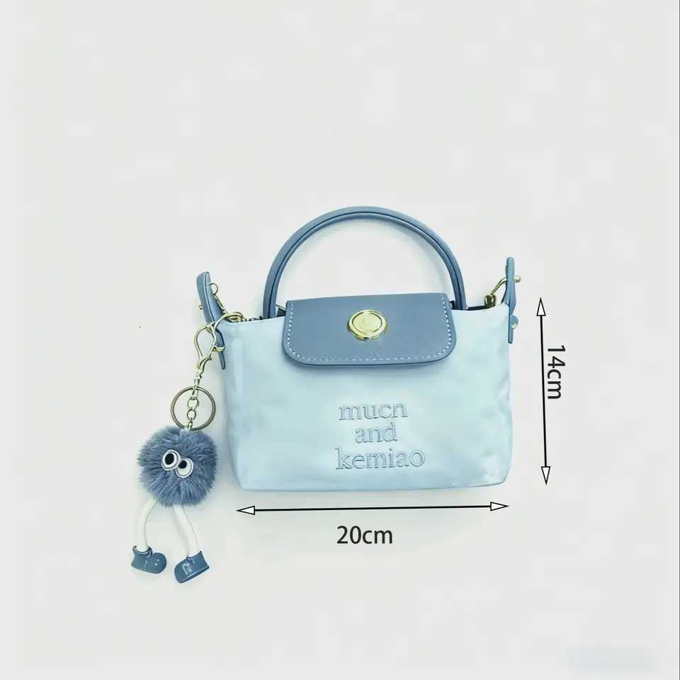 Mini dumpling bag nylon handbag mini crossbody bag eco-friendly tote bag versatile single-shoulder phone bagT251218