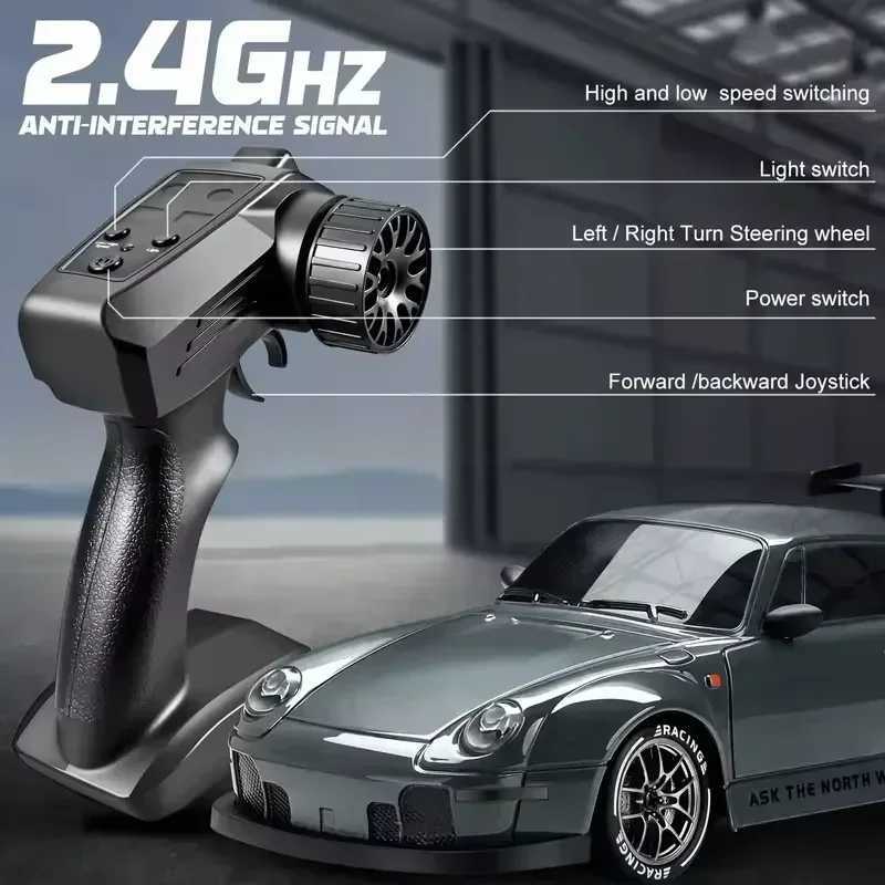 4WD RC Drift Car 124 24GHz Limited Edition - LED Lights Stunt Drift High-Speed Racing Car Boy Toy Gift G251218