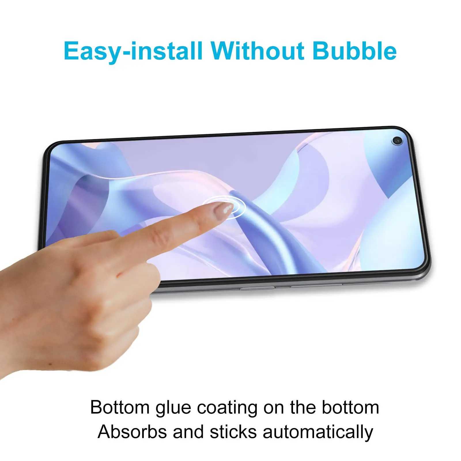 SCREEn Protector For 11 Lite 4G 5G Tempered Glass HD Crystal High Aluminum 9H Anti Scratch Case Friendly G251218