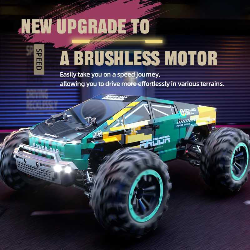 JHD For JJRC C8821 4WD High-Speed 24G RC Car Brushless 38-70km/H Full Proportion Variable Speed Carbon Brush Off-Road Vehicle G251218