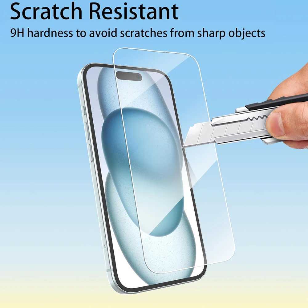 Clear Glass Film For iPhone 15 16 Pro Max Screen Protector For iPhone 11 12 13 14 15 Pro Tempered Glass iPhone13 Mini 16 Plus G251218