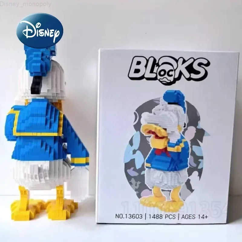 Disney Mickey Minnie New Childrens Building Block Cartoon 3D Model Toy Building Block Educational Childrens Toy Birthday Gift H251218