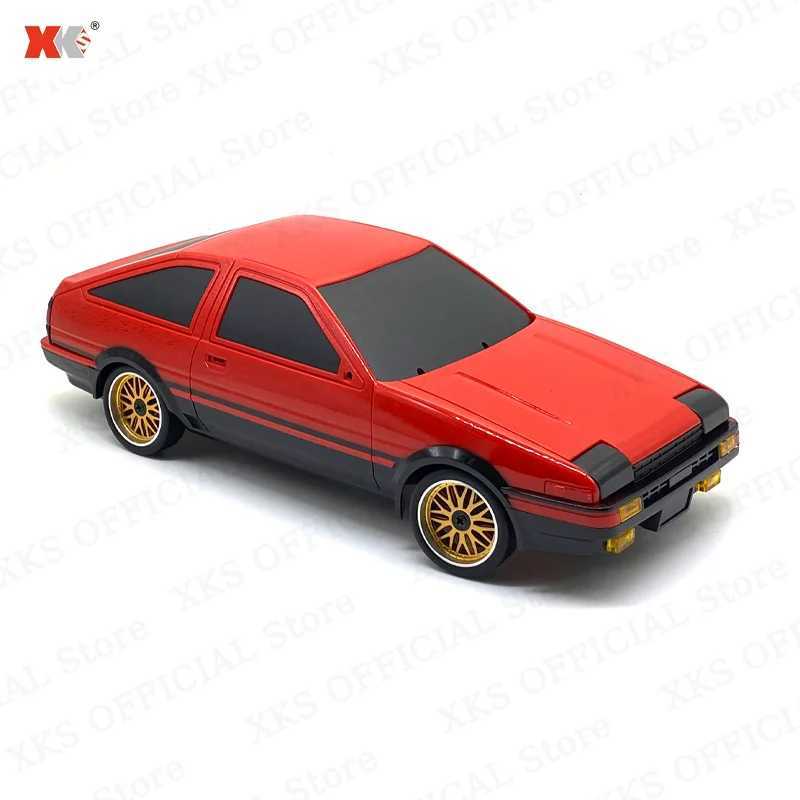 AE86 Model 1/18 RC Car 24G Remote Control 15Km/H AWD On Road LED Light ESP Gyroscope RC Drift Racing Toy Car Gift for Boy G251218