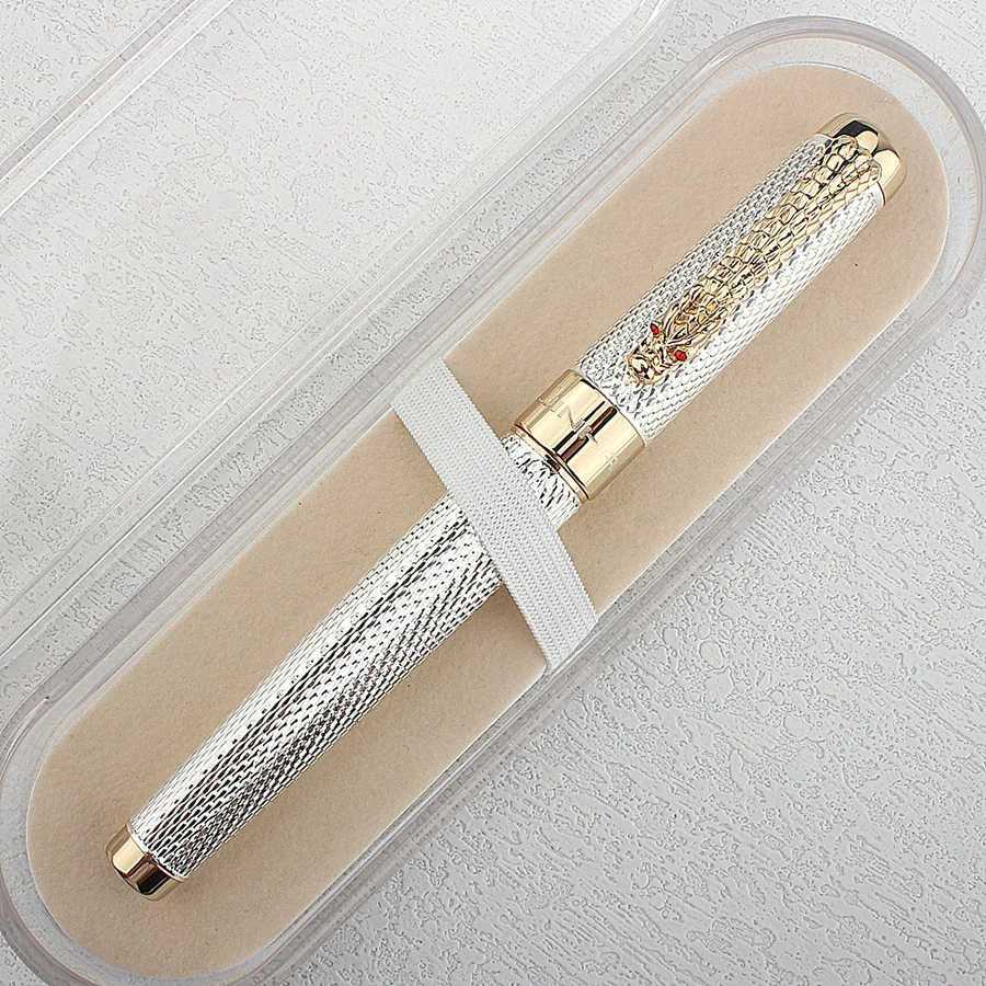 Jinhao 1200 Dragon Gold Clip Fountain Pen EF/ F Nib Off Business Creative Gift Pen Stationery Y251218