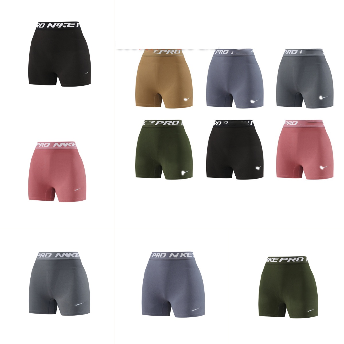 Women's Lightweight Fashion letter Sports Breathable Quick Drying Sports Gym Shorts Comfortable FitFitness Running Training Sportswear