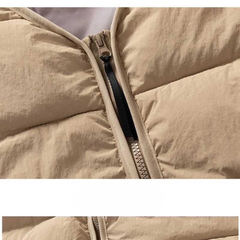 Korean Fashion Vests Warm Men and Women Half-sleeved Vest Jackets Winter Fashion Couple Cotton-Padded Vest Coats Warm WaistcoatsG251218