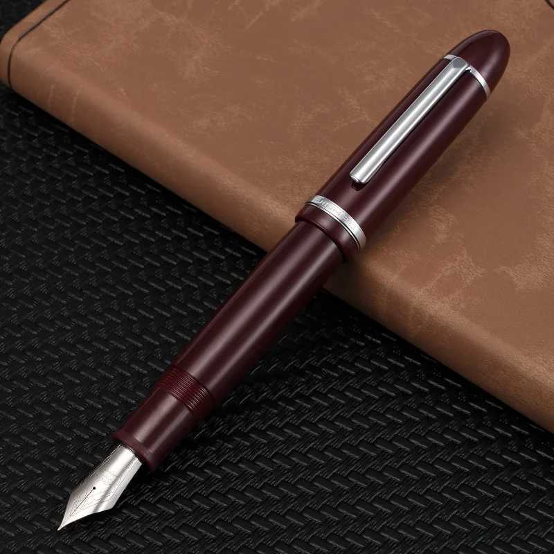 1PCS Jinhao X159 Fountain Pen Acrylic Barrel Refine Lacquer Fine Nib for Writing Signature Off School Ink Pen Y251218