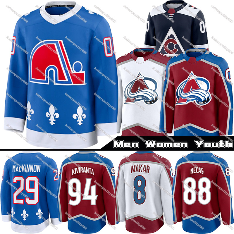 2025-26 new #29 Nathan MacKinnon colorado hockey jersey avalanches jersey #8 Cale Makar Brent Burns Gabriel Landeskog Brock Nelson Sakic Valeri Nichushkin jerseys