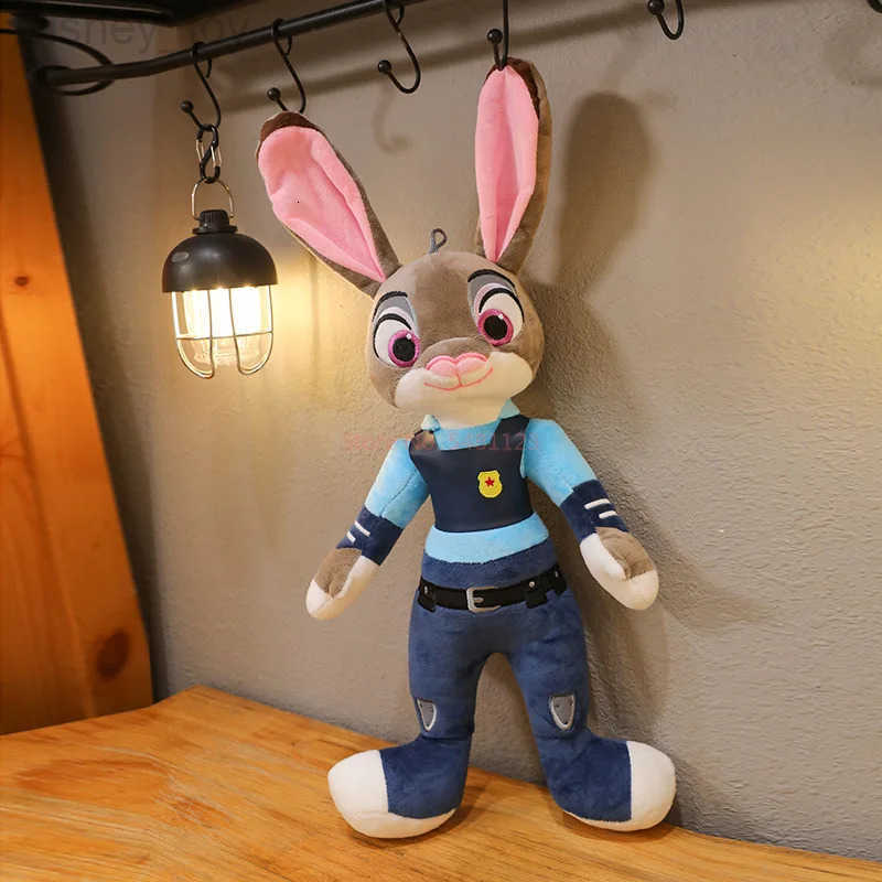 Disney Zootopia Stuffed Animal Plush Toy Fox Judy Hopps Rabbit Nick Wilde Fox Doll Zootropolis Doll Girl Gift Children H251218