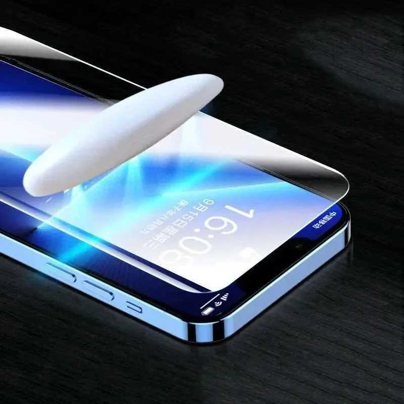 UV liquid Tempered Glass For iPhone 17 16 Pro Max 17Air 17Pro 17Promax 16Plus 16E Full Glue Screen Protector Clear UV Film Cover G251218