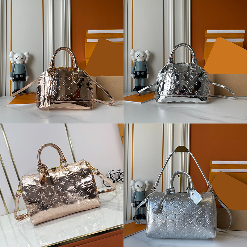 Evening Bags Top Handle Shell Handbag Allmas with Luxury Carrying Bag BB Backband Womens Classic Printed Leather Shoulder Bag Mens Wallet Cross body Handbag