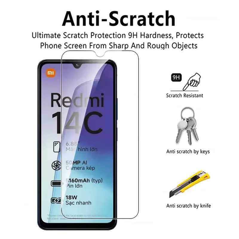 3Pcs HD Tempered Glass For 14C 13 13C 12 12C 5G Full Cover SCREEn Protector G251218