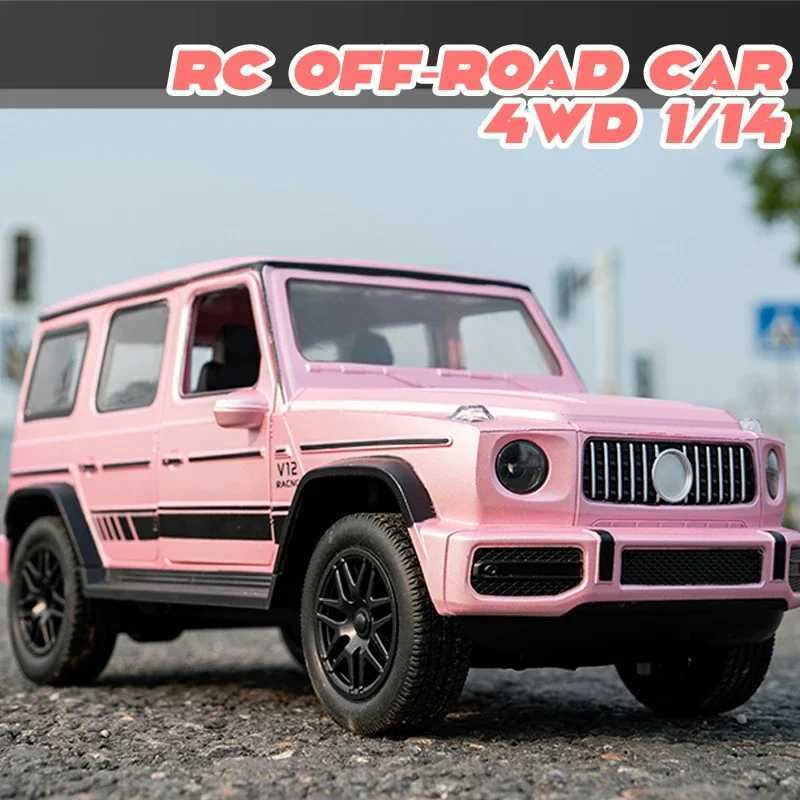 Rc Car Auto 1/14 Off Road Remote Control Car Suv Model 4Wd Racing Electric Vehicle with Music Toys for Boys Kids Gifts G251218