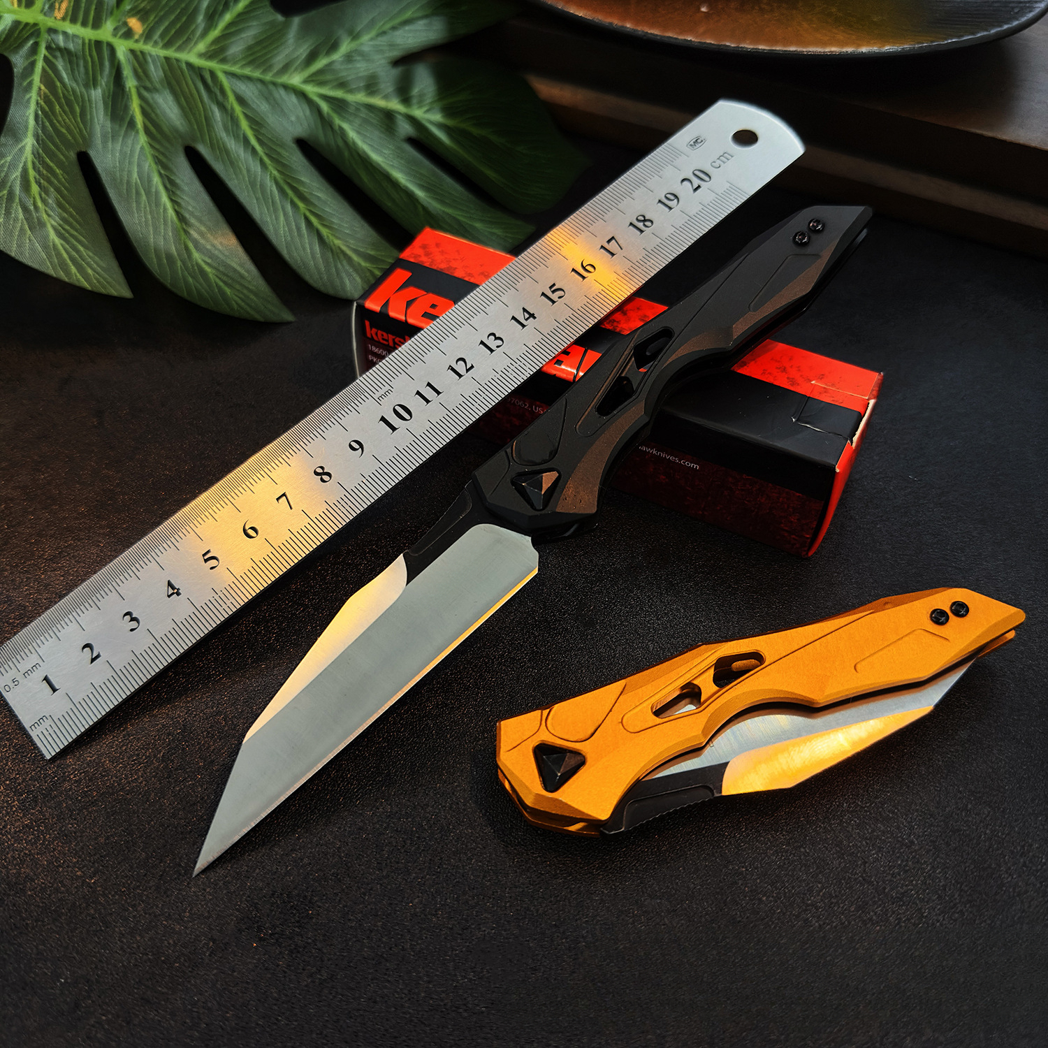 New 7650 Outdoor Camping Folding Knife CPM-154 Blade Aluminum Handle Pocket Survival Tactical Hunting Utility Knives CED Tools