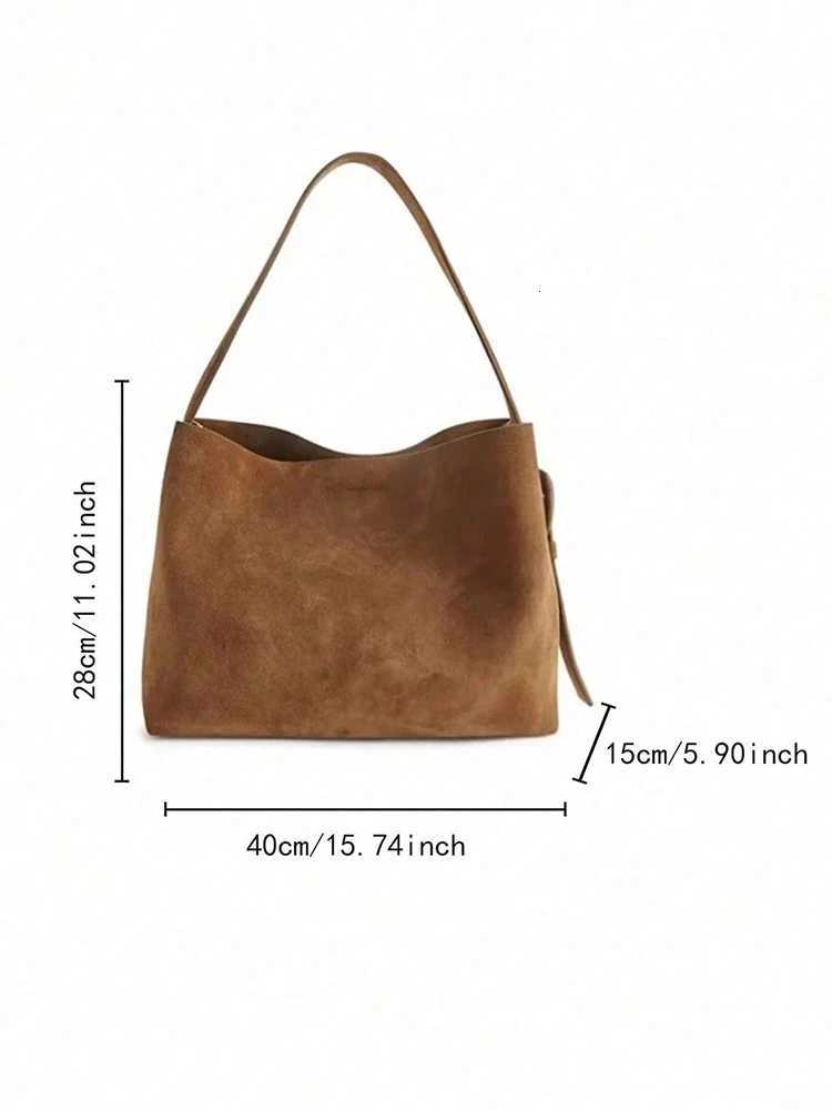 2025 New Retro Bag Brown Large Capacity Shoulder Bag Underarm Bag Crossbody Bag Fashion and Leisure Daily Commuter Womens BagT251218