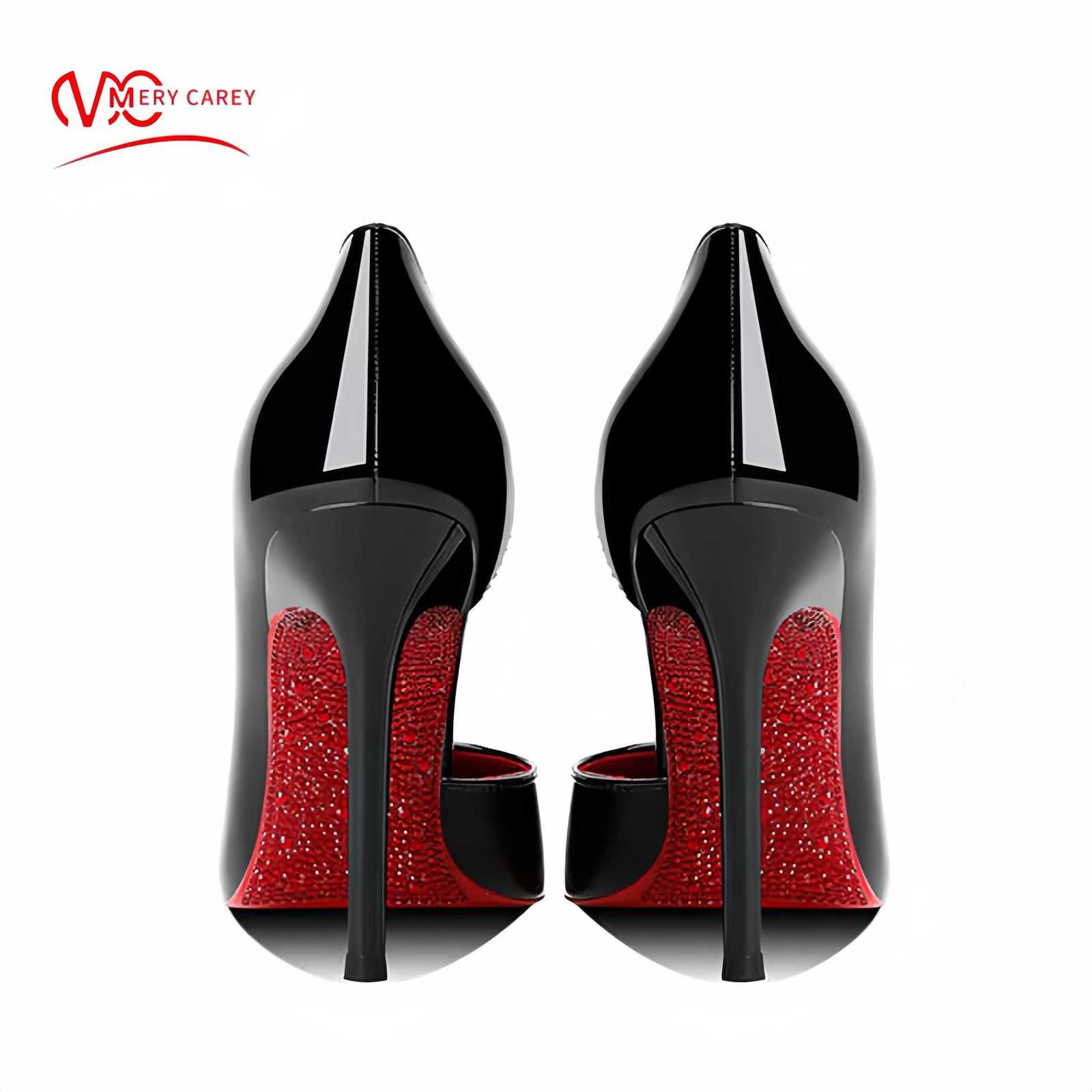 Womens heels 2025 New Luxury Brand Pumps Pointed Toe Rhinestone High Heels Elegant Stiletto Party Prom Ladies Shoes Z251218