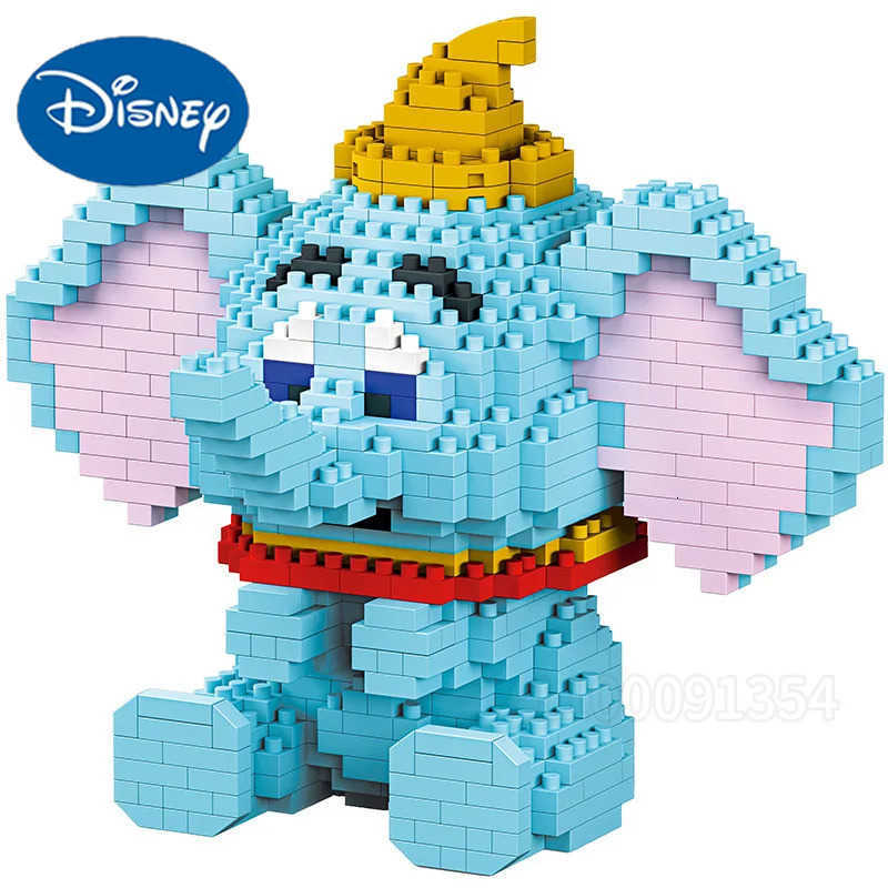 Disney Dumbo New Childrens Building Block Toys Micro Particle Building Blocks DIY Splicing Building Block Toys Childrens Gift H251218