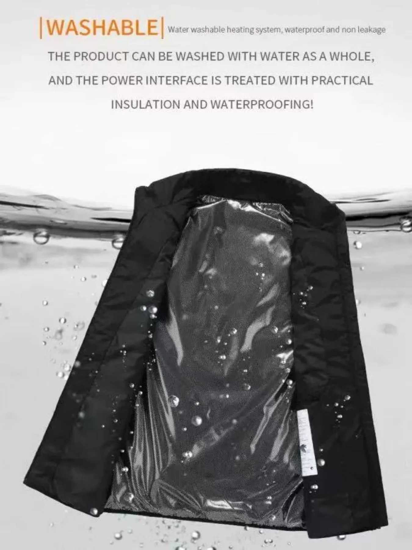 New Winter Leisure 4-Control 26 Zone Intelligent Heating VEST MenS Outdoor WarmTH Usb Heating Versatile CoatNo BankG251218