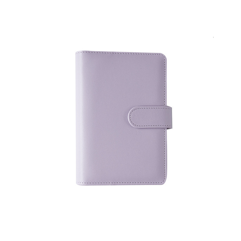 Macaron Simple Artistic Journal A5 Creative Diary Magnetic Notebook Ins Fresh Student Loose-leaf Notebook 241104