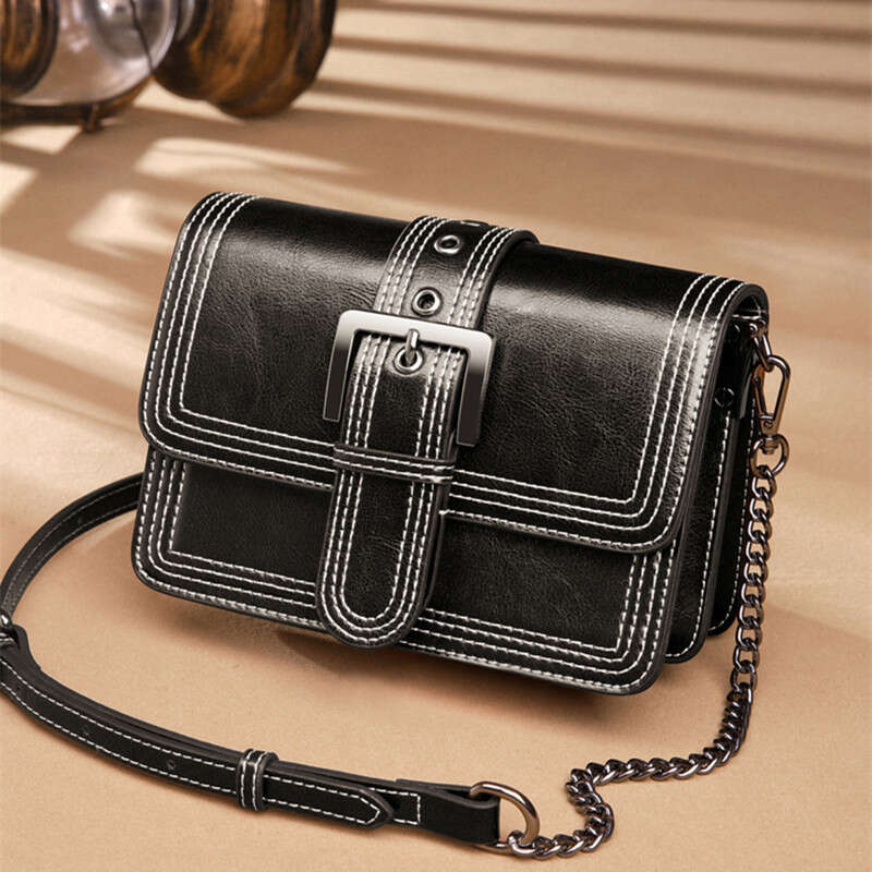 Luxury Bag Designer Bags Totes Hobo Summer New Cross Border Trend Goods Solid Color Small Square Genuine Leather Women S Shoulder Bag