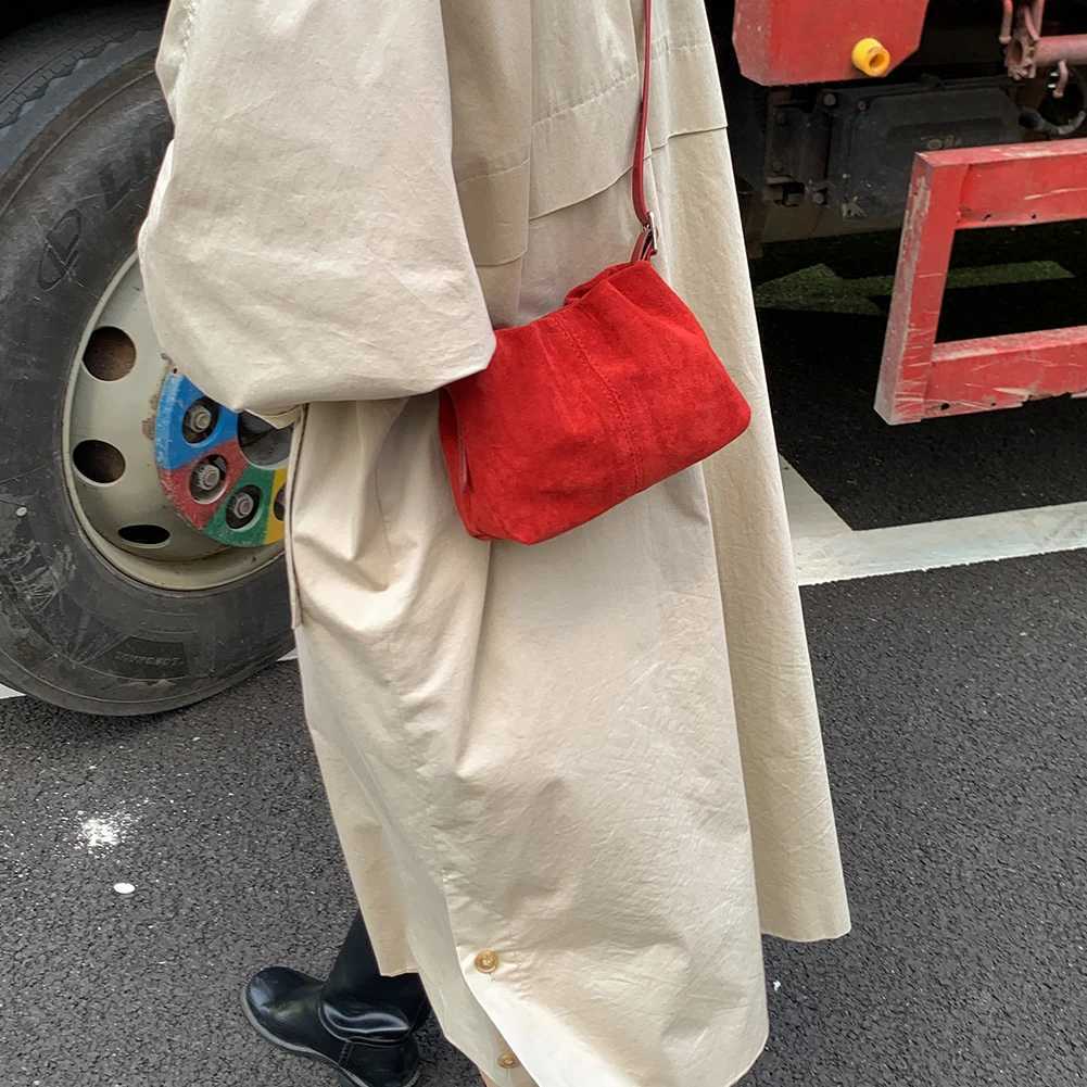 Women PU Leather Shoulder Bag W/ Adjustable Strap Women Suede PU Leather Crossbody Bag Shoulder Handbags Travel Winter FallT251218