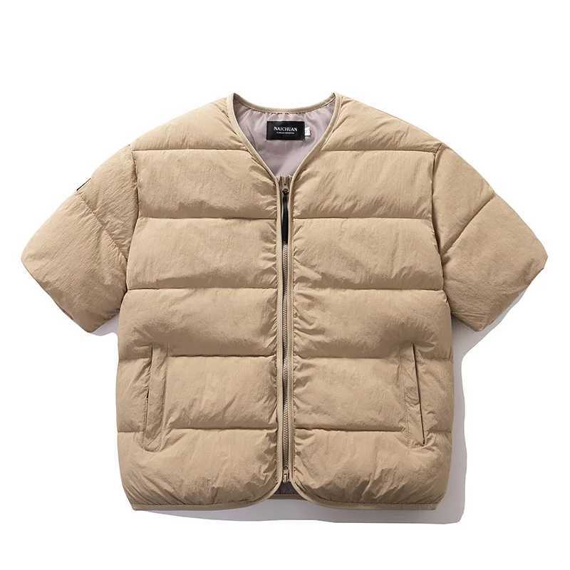 Korean Fashion Vests Warm Men and Women Half-sleeved Vest Jackets Winter Fashion Couple Cotton-Padded Vest Coats Warm WaistcoatsG251218