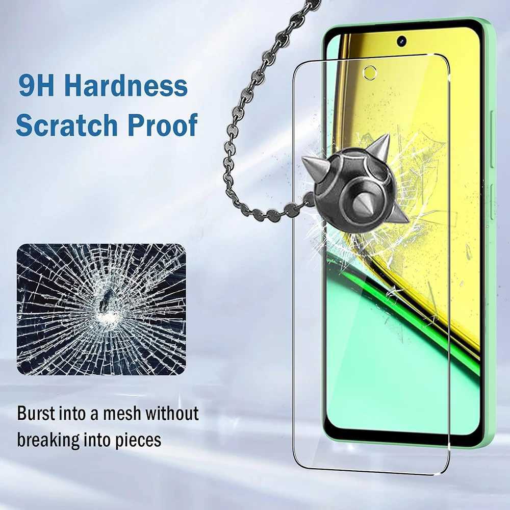 5-1Pcs Tempered Glass for Realme C55 C53 C67 4G 5G C35 C33 C31 C25 C21 C17 C15 C12 C11 C30 C20 Screen Protector on Realme C3 C2 G251218