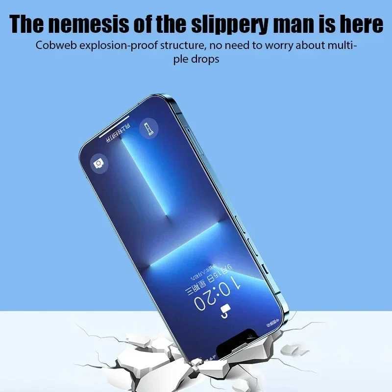 4Pcs Matte Tempered Glass For iPhone 14 13 12 11 15 Pro Max 7 8 16 Plus Frosted Screen Protector For iPhone 17 PRO X XR XS MAX G251218