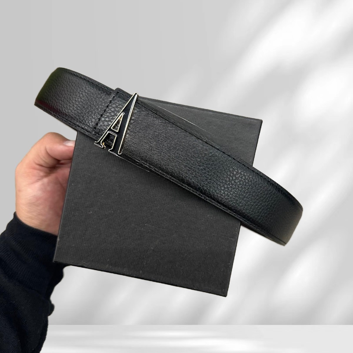 2025 Black coffee Waist Chain Belts For Men