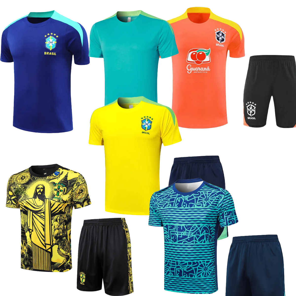 24-25-26 Brazils national football team Soccer Jerseys 24 25 RICHARLISON VINI JR RAPHINHA L.PAQUETA BRASIL Men Football Shirts Polo Vest Training Adult Kids 6666