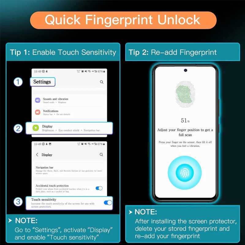 HD SCREEn Protector for S23 A55 A35 A54 S25 Tempered Glass for S24 S21 S22 mica Galaxy S24 Ultra S23 FE G251218