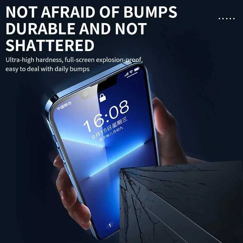 3Pcs Tempered Glass for iPhone 14 13 12 11 15 Pro Max Mini Screen Protector for iPhone 17 XR XS MAX 7 8 Plus 16 Protective Glass G251218