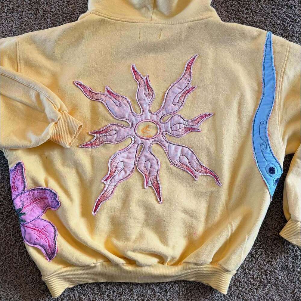 2025 New Fashion Street Hip-Hop Hoodie for Men and Women, Y2K Retro Embroidered Versatile Sweatshirt