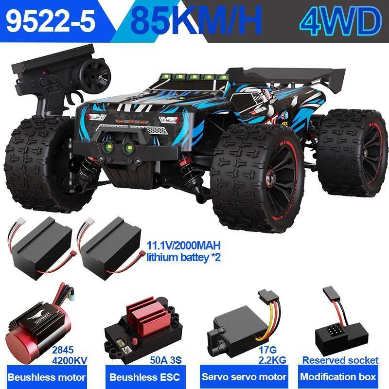 SCY9522PRO 85KM/H High Speed RC Car Brushless 4WD Off-Road Drift Remote Control Car 116 Professional Racing SCY9522 50KM/H G251218