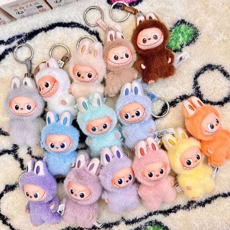 Labubu The Monsters Pin For Love Series Blind New Genuine Keychain Cute Anime Action Figure Keychain Gifts 25C1218